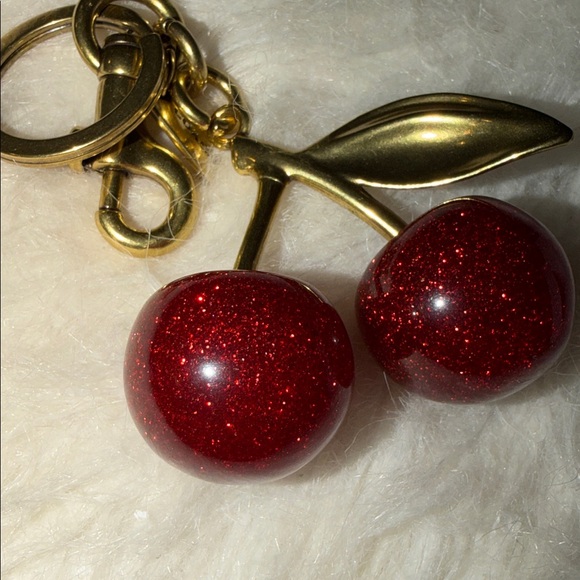 Coach  large sparkle keychain/bag charm with silk bag and box.NWOT - Picture 2 of 5